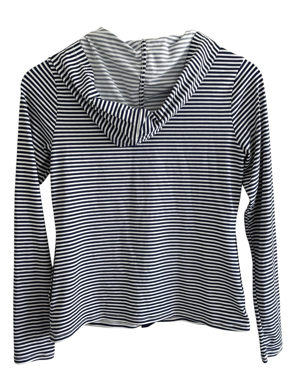 Tommy Bahama Full Zip Hooded Rash Guard Jacket UPF 50+ Women's Small Navy White - Picture 7 of 14